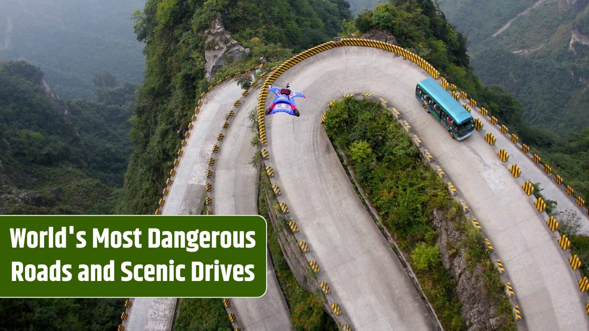 Tianmen Mountain Road, China