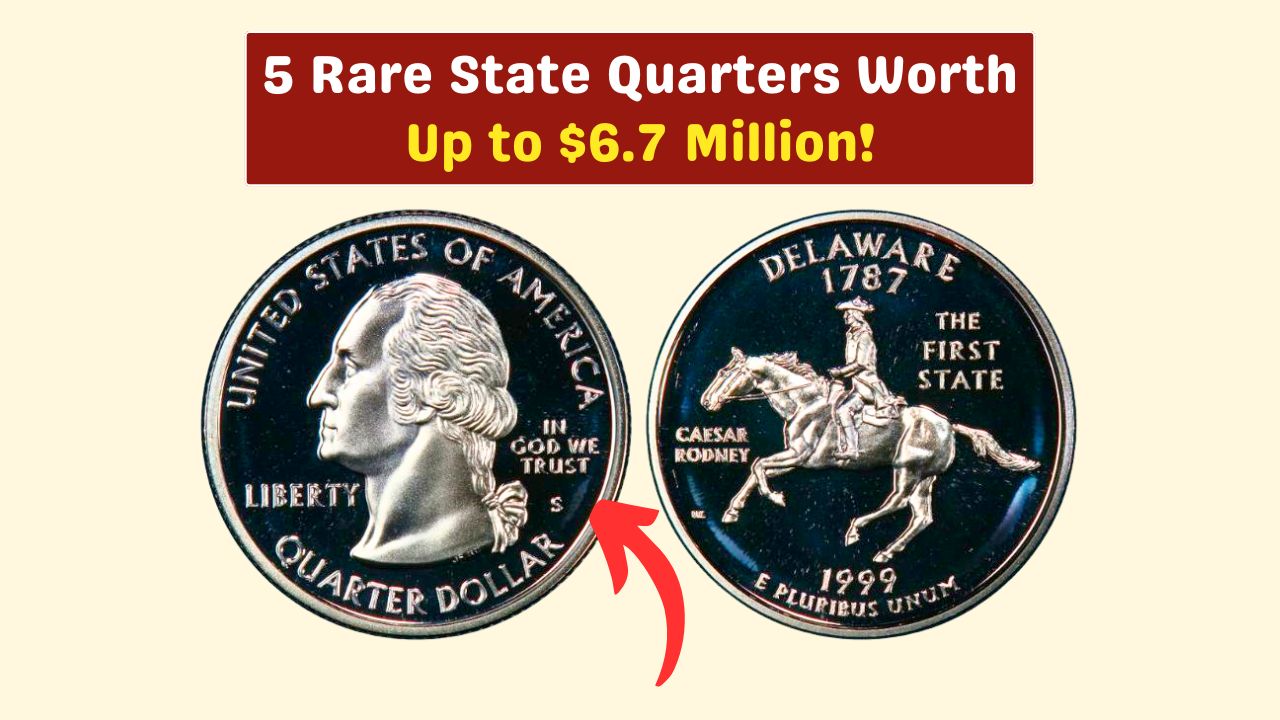 5 Rare State Quarters Worth Up to $6.7 Million